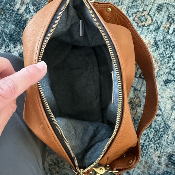 Clare V Moyen Messenger Bag - Tan Leather - Picture 5 of 8